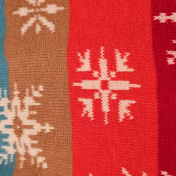 Multi-stripe Sweater With Winter Scene - Picture 7 of 7